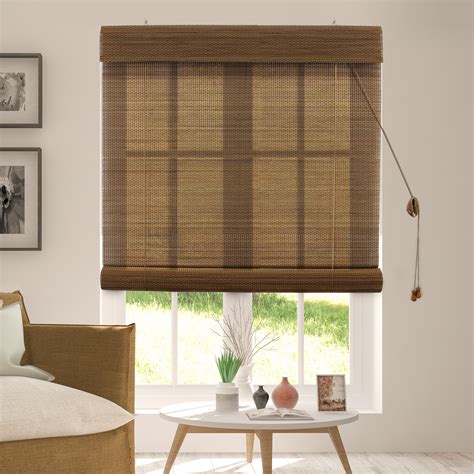 Chicology Bamboo Roll Up Blinds / Woven Wood Window Blind, Bamboo