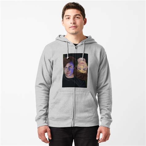 Stokes Twins Zipped Hoodie By Fayetheartist Redbubble