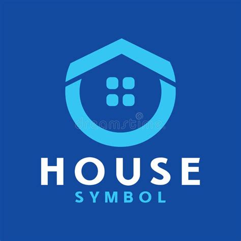 Modern House Logo Design Inspiration Stock Illustration Illustration