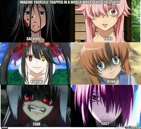 The Best Yandere Anime Characters Ranked