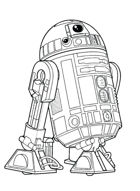 What would star wars be without r2d2. R2d2 Line Drawing at PaintingValley.com | Explore ...