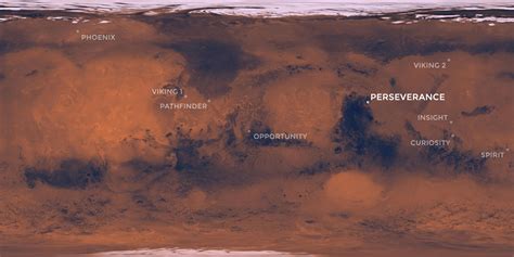 Nasa's official twitter account for all things mars. Map of NASA's Mars Landing Sites - NASA's Mars Exploration ...