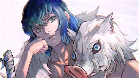 demonslayer5survivorslov5: Kimetsu No Yaiba Inosuke Without Mask - How