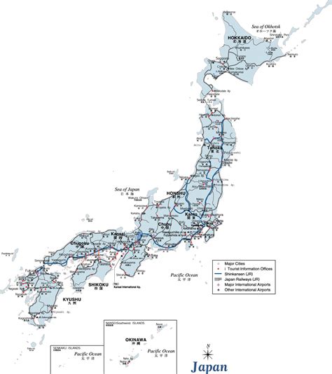 Japan Maps Printable Maps Of Japan For Download