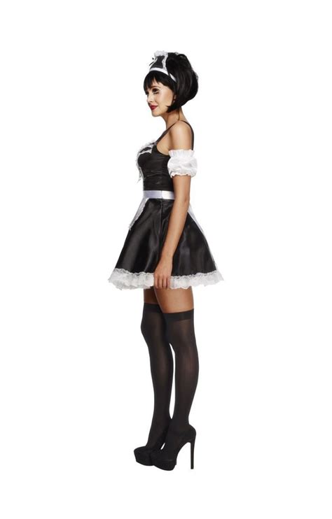 Fever Flirty French Maid Costume Medium Fv 31212m