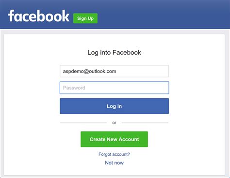 Facebook Log In Or Sign Up Ea0
