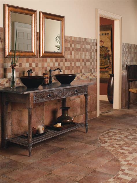 If you're thinking of transforming. Ceramic Tile Bathroom Floors | HGTV