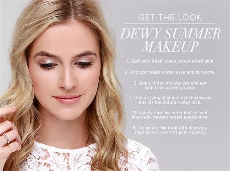 Get The Look Dewy Summer Makeup Fashion Blog Summer