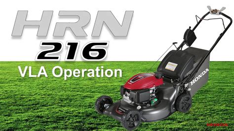 Honda HRN216 VLA Lawn Mower Operation YouTube