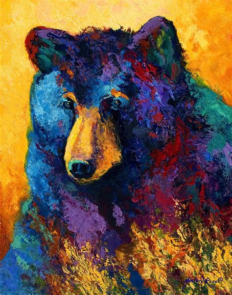 Bear Pause Black Bear Painting Bear Pause Black Bear Fine Art
