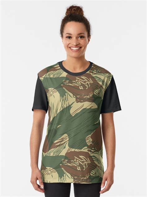 Rhodesian Brush Stroke Camouflage T Shirt For Sale By Britkek