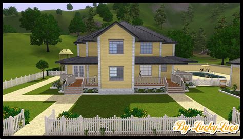 Entertainment World My Sims 3 Blog Sunflower House By Luckyluca