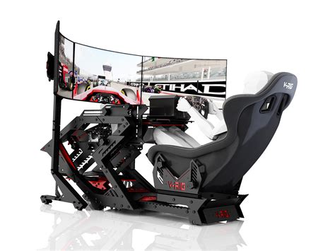 Free Standing Display Bracket Triple Monitor V Rig Racing Simulators