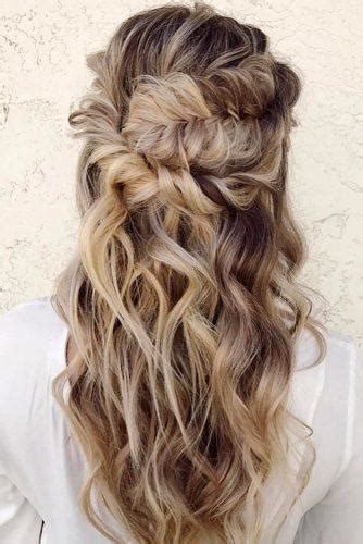 Unique wedding updo with hair wreath. 33 Oh So Perfect Curly Wedding Hairstyles | Wedding Forward