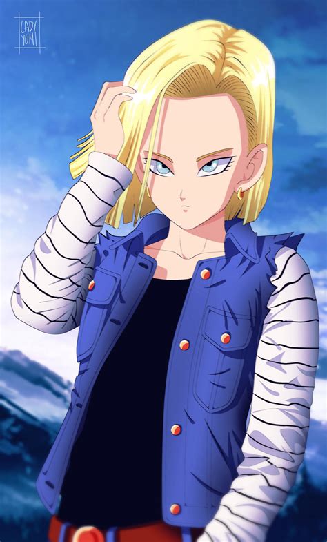 Dbz Android 18 T Art By Ladyyomi On Deviantart