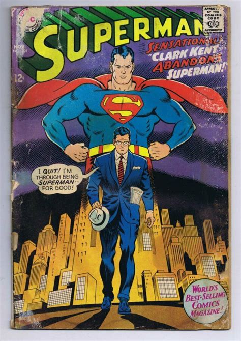 Superman 201 Original Vintage 1967 Dc Comics Comic Books Silver