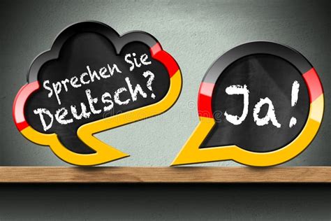 Sprechen Sie Deutsch Speech Bubbles Stock Illustrations 4 Sprechen