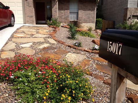 Front Yard Xeriscaping By Raul Perez Landscaping San Antonio Texas