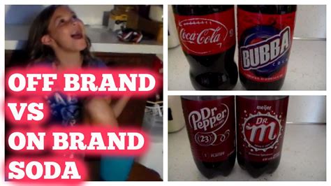 On Brand Vs Off Brand Soda Youtube