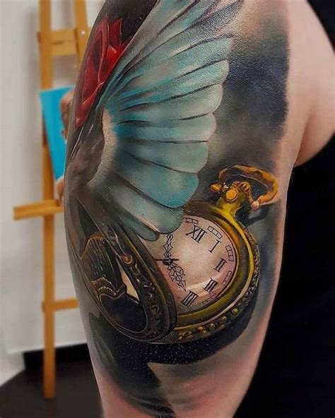 100 Awesome Watch Tattoo Designs Art And Design Watch Tattoo Design
