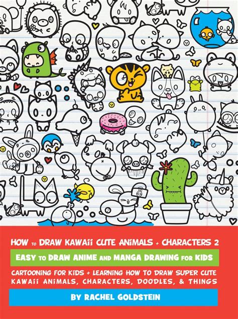 How to draw anime wolves, anim. Drawing Kawaii Cute Animals, Characters, & Things 2 - How ...