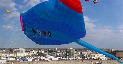 Berck Le plus grand cerfvolant du monde en exhibition