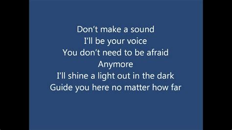 Don't Run Away- David Archuleta (Lyrics) - YouTube
