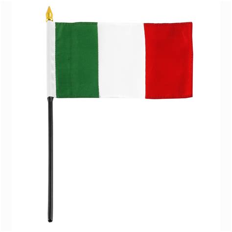 Italian Flags Stick Flag Of Italy 4 X 6