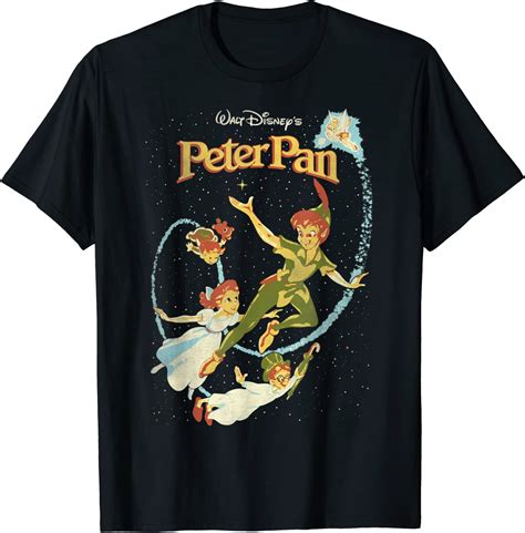 Disney Peter Pan Darling Flight Vintage Graphic T Shirt T