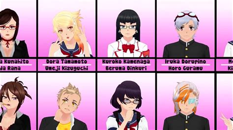 Yandere Simulator Character Look Like Sibling Cousin With Other
