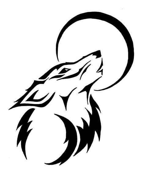 How To Draw Tribal Wolf Clipart Best