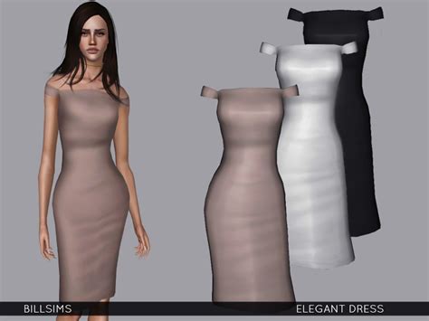 The Sims Resource Elegant Dress