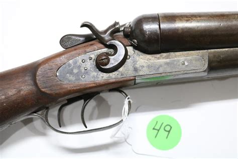 Lot Remington 10 Ga Hammer Double Barrel Shotgun