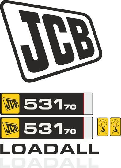 Zen Graphics Jcb 531 70 Loadall Telehandler Replacement Decals Stickers