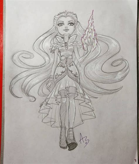Ever After High Raven Queen Drawing