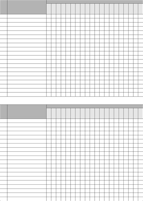 Sports Player Attendance Sheet In Word And Pdf Formats
