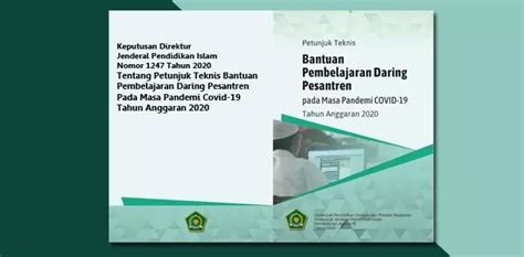 Pembelajaran daring dapat diartikan sebagai suatu pembelajaran yang dalam pelaksanaannya menggunakan jaringan internet intranet dan ekstranet atau. Juknis Bantuan Pembelajaran Daring Pesantren pada Masa ...