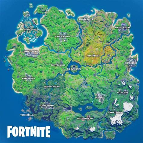 Welcome to the fortnite season 4 week 9 challenges & treasure map & chests & named location flags locations guide. Fortnite Chapter 2 Season 4 Map: What It Looks Like