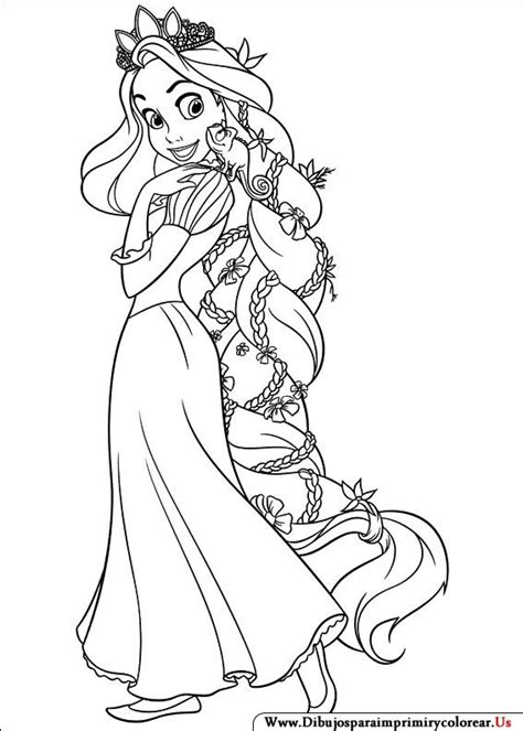 Check spelling or type a new query. Dibujos de Enredados para Imprimir y Colorear | Rapunzel ...