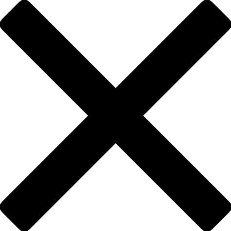 X Symbol Vector Svg Icon Svg Repo