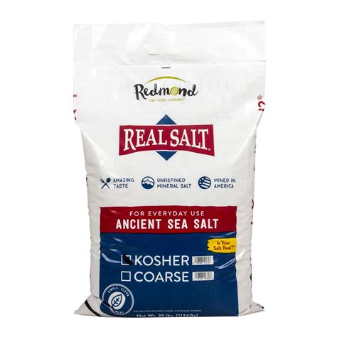 Real Salt Kosher Bulk (25 lb) | Redmond Life