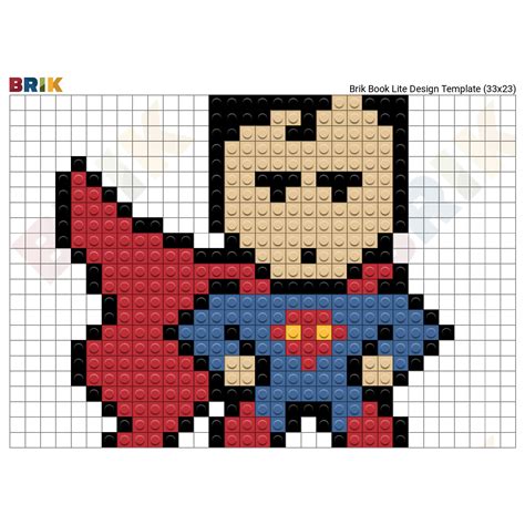 Pixel Art Superman Logo