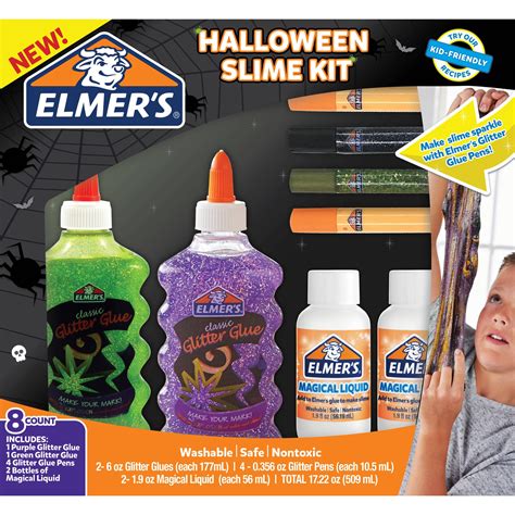 Elmers Glitter Glue Slime Recipe With Magical Liquid