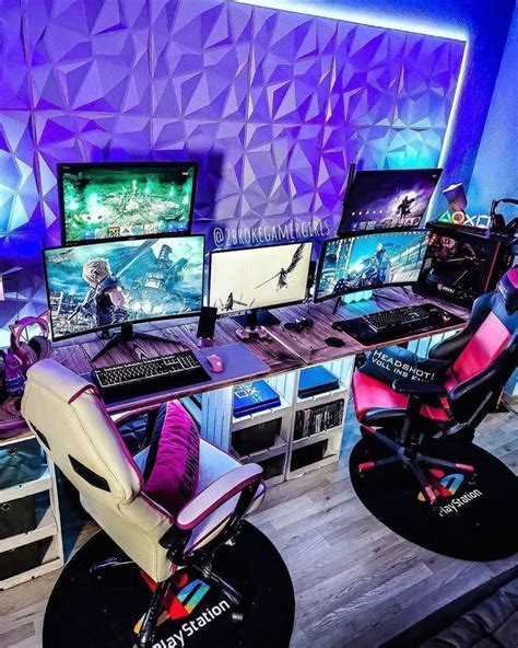 Rate This Set Up Video Game Rooms Computer Gaming Room Video Game Room Design