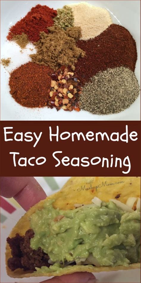 easy homemade taco seasoning