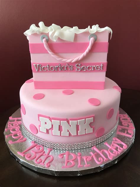 Victorias Secret Pink Birthday Cake Pink Birthday Cakes New