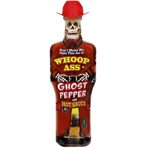 Whoop Ass Premium Ghost Pepper Hot Sauce Try If You Dare