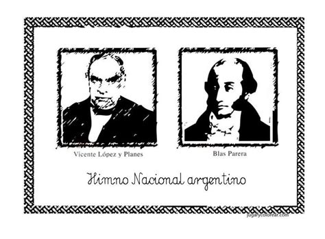 Día Del Himno Nacional Argentino Dibujos Colorear O Imprimir
