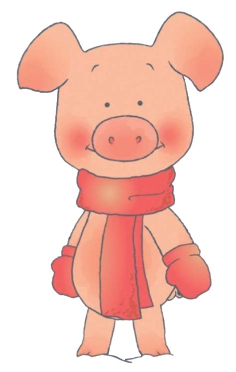 Cartoon Characters: Wibbly Pig (PNG's)