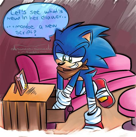 Boom Sonamy Comic Tumblr Sonic Sonic And Shadow Sonic Fan Art
